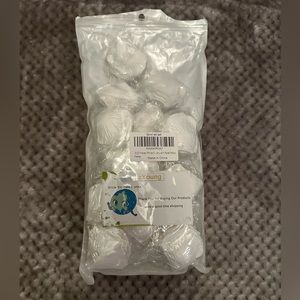 White silk rose petals